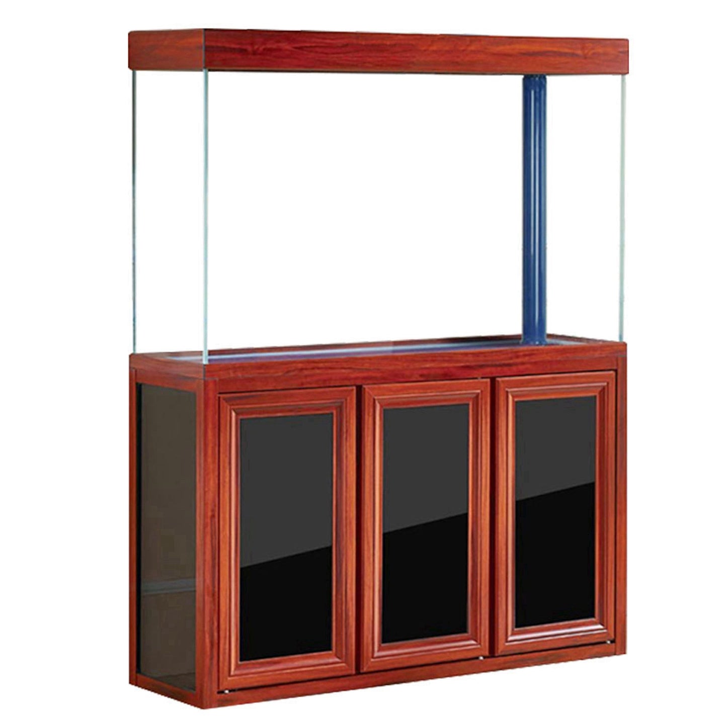Aqua Dream 135 Gallon Tempered Glass Aquarium Redwood - AD-1260-RW