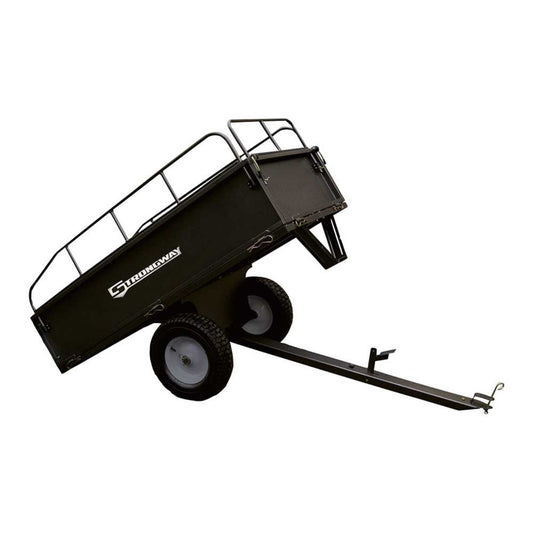 Strongway Steel ATV Trailer - 1,200-Lb. Capacity - 18 Cubic Foot Trailer  - 46443.STR