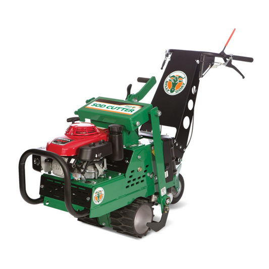 Billy Goat Sod Cutter 18" Cut Variable Speed Trans and Gold Style Wheels Honda 163cc Engine - BIQW-SC181HG