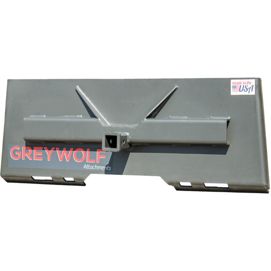 Grey Wolf Skid Steer Receiver Hitch Plate -  (1061)