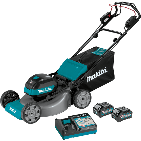 Makita 40V max XGT Brushless 21 In. Self-Propelled Commercial Lawn Mower Kit & FREE Makita GRU01M1 - GML01SM