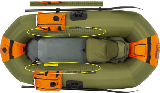Sea Eagle PackFish 7 Inflatable Boat Pro Fishing Package Green Orange PF7K_P New - PF7K_P