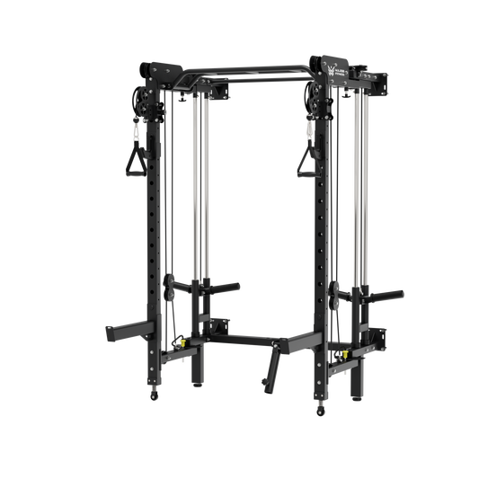 Major Fitness F35 All-In-One Home Gym Wall-Mount Folding Power Rack - F35BL