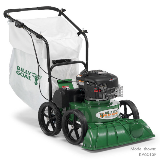 Billy Goat 27 Wide Push Vacuum, Serrated, Briggs 190cc Engine - KV601