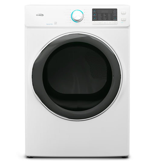KOOLMORE 8 cu. ft. Large Capacity Stackable Vented Electric Front Load Dryer in White, 240V, FLD-8CWH - FLD8CWH .