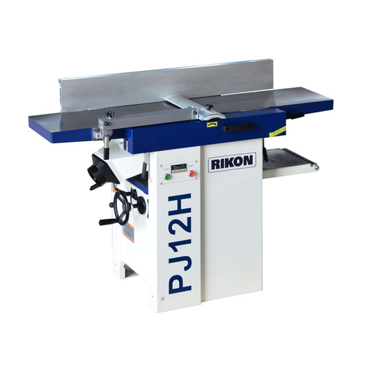 RIKON 12” Planer/Jointer w/ Helical Cutter Head - 25-212H