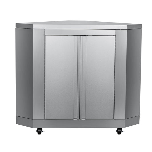 KOOLMORE 26 in. Stainless-Steel Corner Cabinet for Outdoor Kitchen  - KMOKSCCAB
