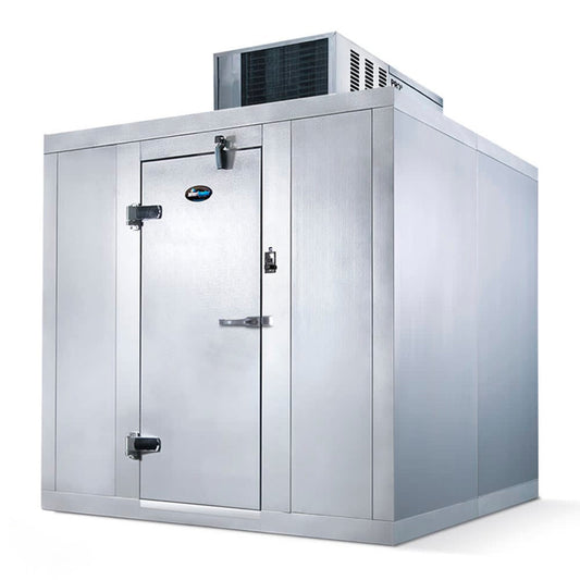 AmeriKooler QC08XX77**FBSC Indoor Walk-In Cooler 8' Wide (Door Side) 7'7"H With Floor - AKQC080877FBSC