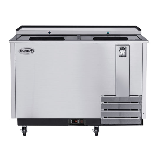 KOOLMORE 50 in. Commercial Bottle Cooler in Stainless-Steel with Built-In Opener, ETL Listed, 14 cu. ft.  - KMBOC50SS