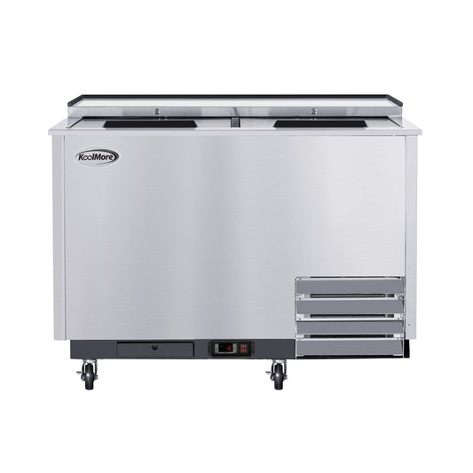 KOOLMORE 50 in. Commercial Glass Froster in Stainless Steel, ETL Listed, 14 cu. ft.  - KMGF50SS