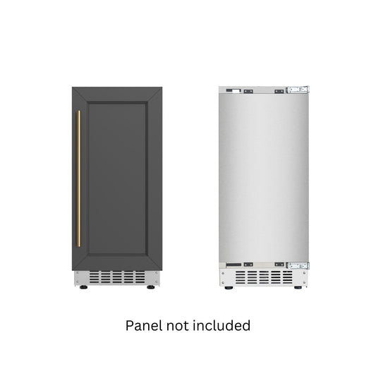 KOOLMORE KoolMore Reserve 15 in. Residential Panel Ready Ice Maker 57 lbs/24hr in Stainless-Steel  - KMBIM57PR