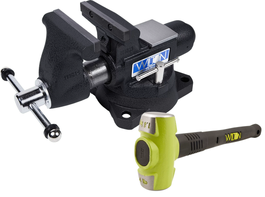 WILTON Special Edition Tradesman 1755 Vise w/ B.A.S.H 20416 Sledge Hammer - WL9-28806A