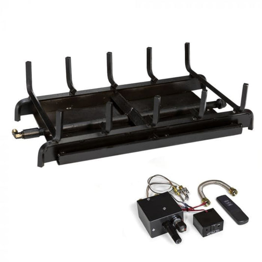 Grand Canyon Indoor Double Sided 2 Burner System with Modulating Millivolt and Remote System  2BRN-ST-MMVR