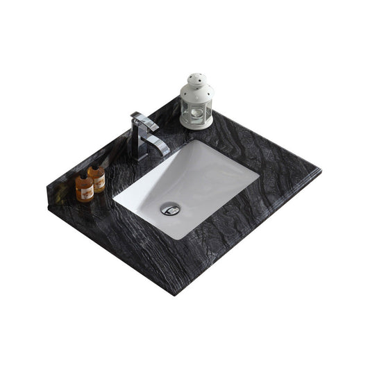 Laviva Black Wood Countertop - 313SQ1H-24-BW