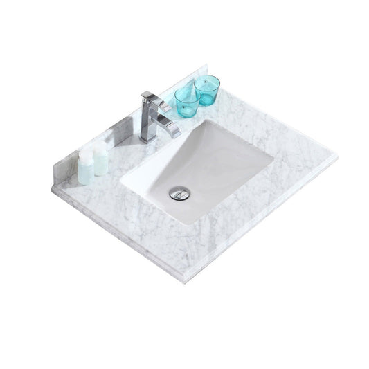 Laviva White Carrara Countertop - 313SQ1H-24-WC