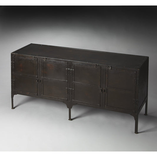 Butler Specialty Company Owen Industrial Chic Console Cabinet, Black -  3164025