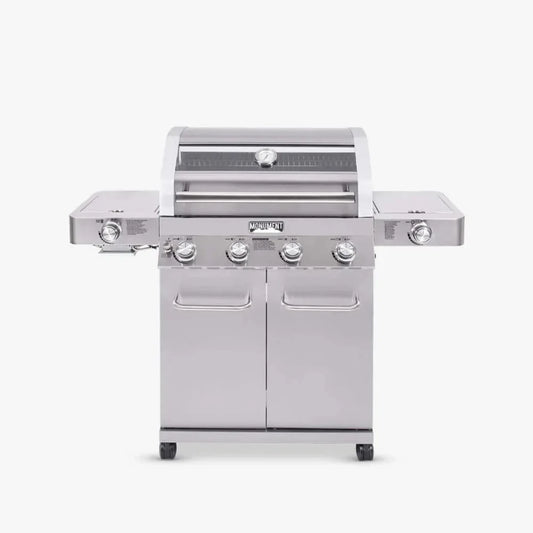 Monument Grills Classic 35633 Series | 4 Burner Propane Gas Grill in Stainless Steel - 35633