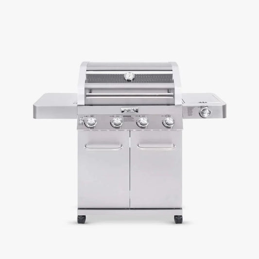 Monument Grills Classic 41847NG Series | 4 Burner Propane Gas Grill in Stainless Steel  (Natural Gas Convertible) - 41847NG