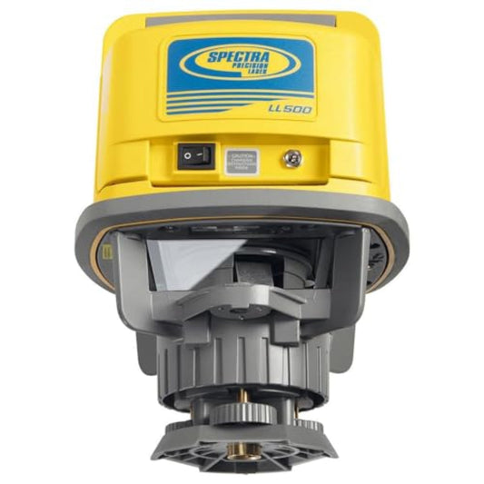 Spectra Precision Self-Leveling Laser Level with Receiver, C70 Rod Clamp, Alkaline Batteries, and Carry Case - LL500