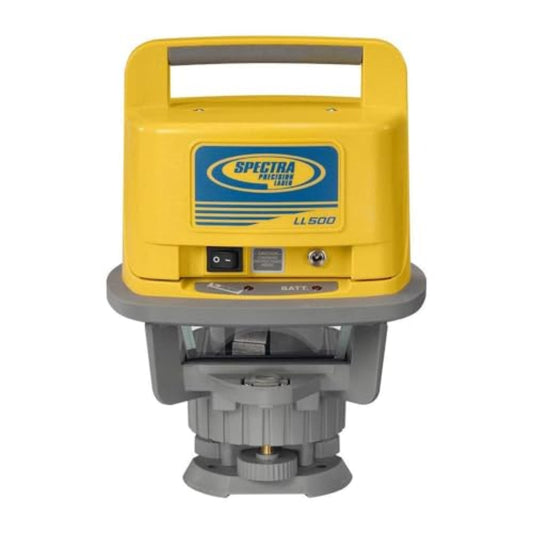 Spectra Precision Self-Leveling Laser Level with Receiver, C70 Rod Clamp, Alkaline Batteries, and Carry Case - LL500