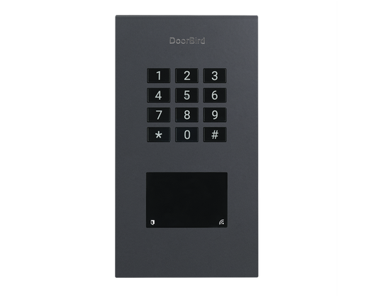 DoorBird A1121 Flush-Mount IP Access Control Device in Anthracite Grey, RAL 7016 - 423872257