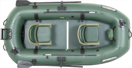 Sea Eagle Stealth Stalker STS10 Inflatable Portable Frameless Fishing Boat Pro Package Green STS10K_P New - STS10K_P