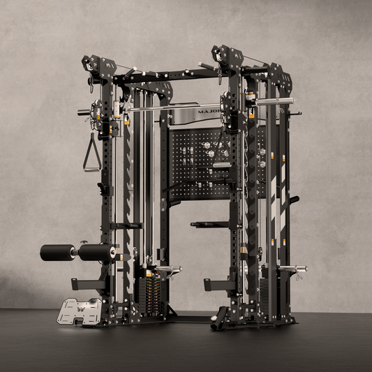 Major Fitness Heritage Series B17 Flying Fortress All-In-One Functional Trainer with Smith Machine - B17BL