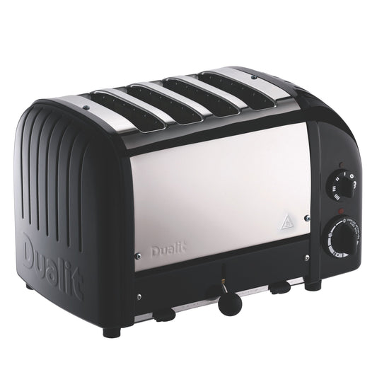 Dualit New Generation Classic 4-Slice Toaster in Matte Black - 47155