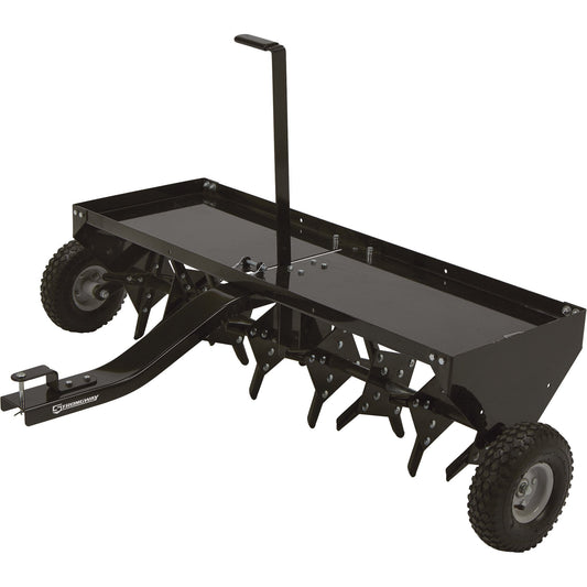 Strongway Tow Behind Plug Lawn Aerator 48 In. 32 Coring Plugs&nbsp; - 49167