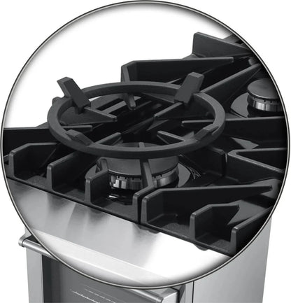 Forno 2-Piece Appliance Package - 30-Inch Gas Range with Air Fryer & Wall Mount Hood in Stainless Steel - AP2-6276-30