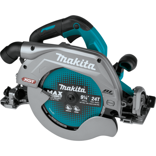 Makita 40V Max XGT 9‑1/4" Circular Saw with Guide Rail Compatible Base (Bare Tool) - GSH03Z