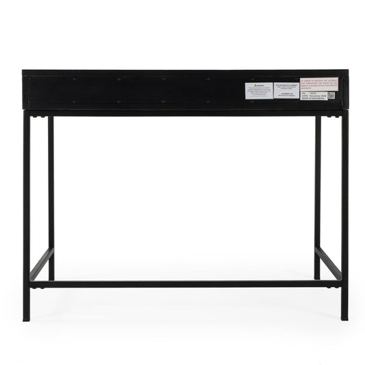 Butler Specialty Company Belka Desk with Drawers, Black  - 5466295