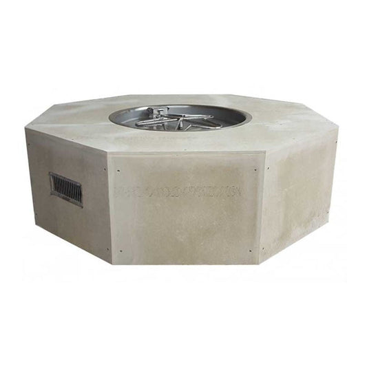 54″ x 18″ Octagon Ready to Finish Fire Pit Package -  U54O/-3