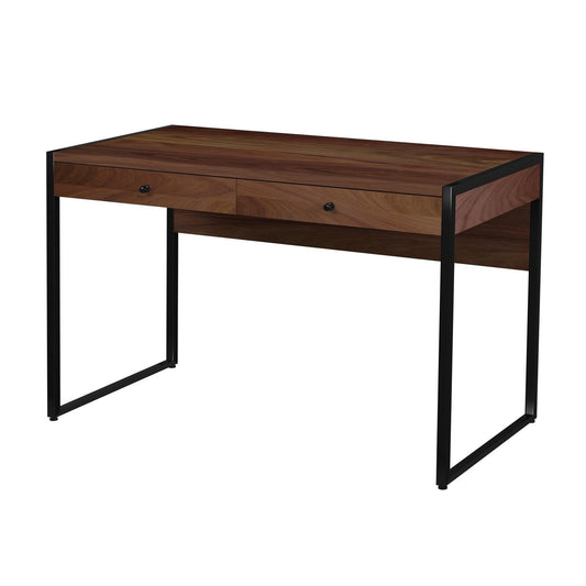 Butler Specialty Company Drake 2-Drawer Walnut Writing Desk, Dark Brown  - 5574421