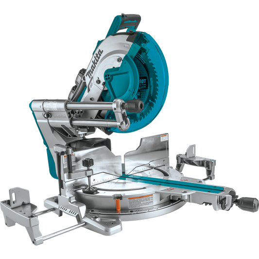 Makita 36V (18V X2) LXT Brushless 12" Dual‑Bevel Sliding Compound Miter Saw Kit, AWS Capable and Laser - XSL08PT