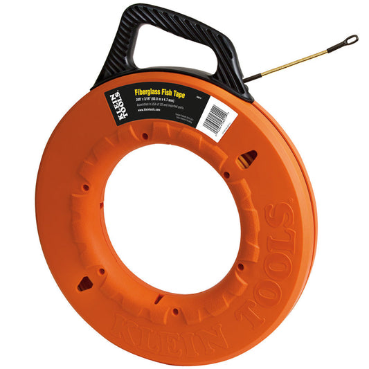 KLEIN TOOLS 200' Fiberglass Fish Tape w/ Spiral Leader - 56014