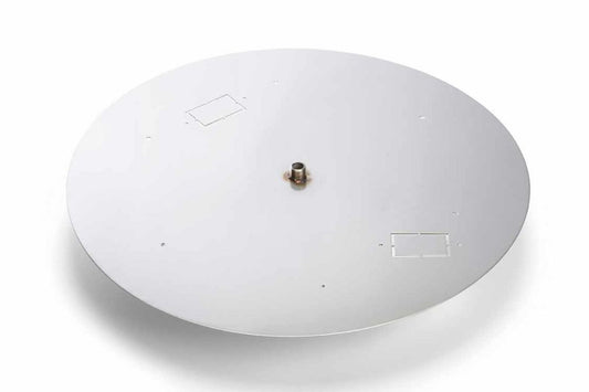 54" High Capacity Stainless Steel Round Flat Burner Pan - 571-54HC