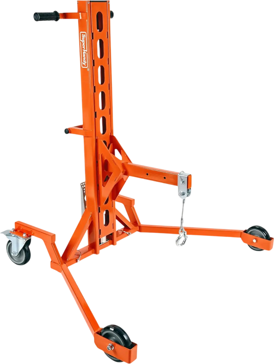 Super Handy GUO147 Drum Lift Manual Hydraulic for 55 Gal. Drums 550 Lbs Capacity New - GUO147