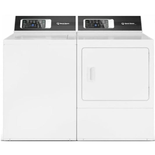 Speed Queen TR7006WN 26 Inch Top Load Washer & Speed Queen DR7004WG 27 Inch Gas Dryer - Speed Queen-TR7006WN-DR7004WG