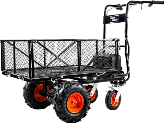 Super Handy GUO122 48V 2Ah 660 lb Working Capacity Electric Utility Power Wagon New - GUO122