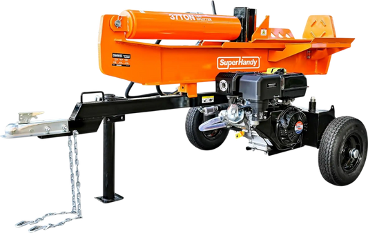 Super Handy GUT200 Log Splitter 37 Ton Full Beam Vertical/Horizontal 389cc Gas Towable New - GUT200
