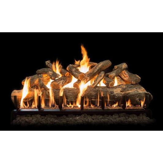 Grand Canyon Jumbo Arizona Weathered Oak Charred Gas Logs Only JUMBOAWOCLOGS