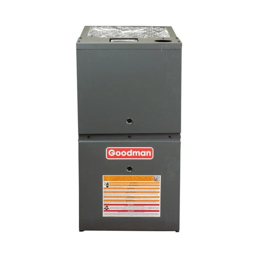 Goodman - 120,000 BTU 80% Gas Furnace - 24.5" Width - Upflow / Horizontal - Single Stage - 115V - R32 - GR9S801205DN