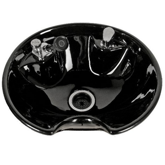 Jeffco 8200 Porcelain Bowl Tilting Black  - 8200-570-VB-B
