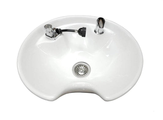 Jeffco 8200 Porcelain Bowl Tilting White  - 8200-570-VB-W