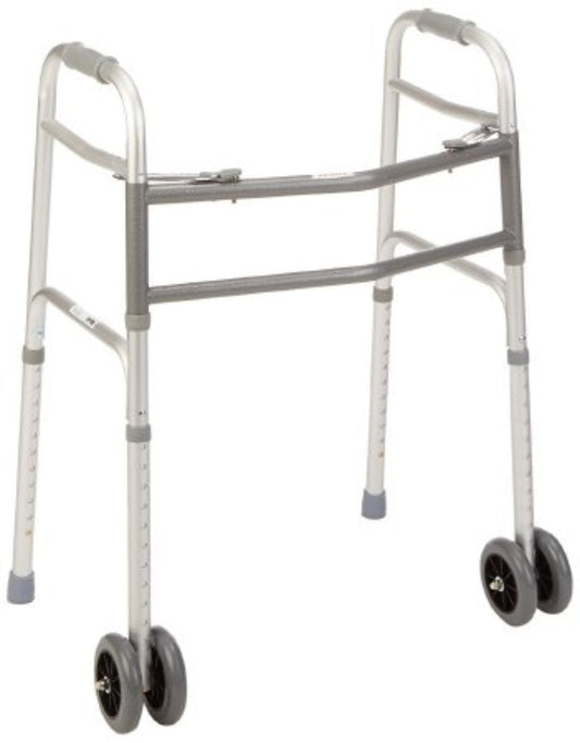 Patterson Medical- Bariatric Walker Adjustable Height Aluminum Frame 700 lbs. Weight Capacity 33 to 43 Inch Height - 081561653