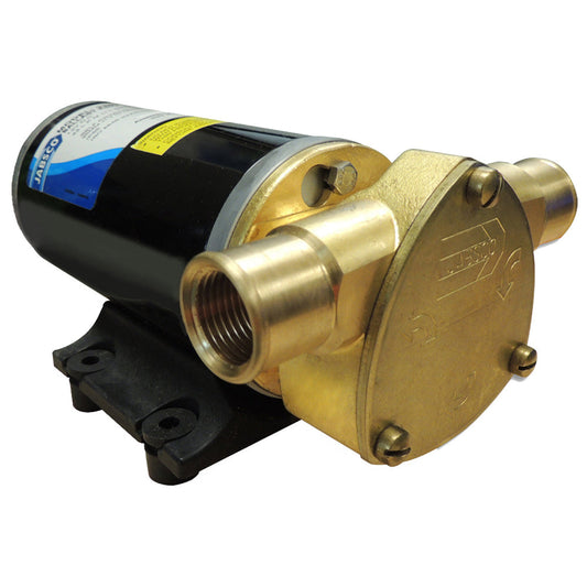 Jabsco Ballast King Bronze DC Pump with Deutsch Connector - No Reversing Switch - 15 GPM [22610-9427] - CWR-86989