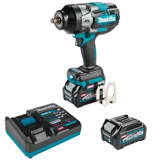 Makita 40V max XGT Brushless Cordless 4‑Speed High‑Torque 1/2" Sq. Drive Impact Wrench Kit w/ Friction Ring Anvil  - GWT02D