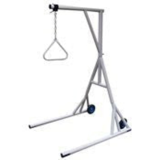 Patterson Medical- Bariatric Freestanding Trapeze Silver Vein Finish - 562097