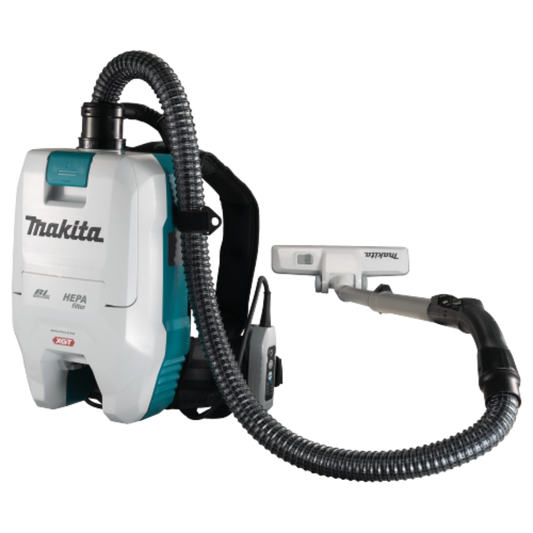 Makita 40V max XGT Brushless Cordless 2 Quart HEPA Filter Backpack Dry Vacuum, Tool Only - GCV05ZX